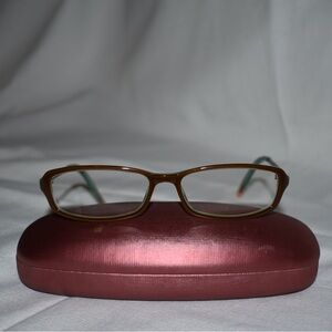 TED BAKER EYEGLASSES FRAMES SNAKE BITE B812 EBO 52 15 130